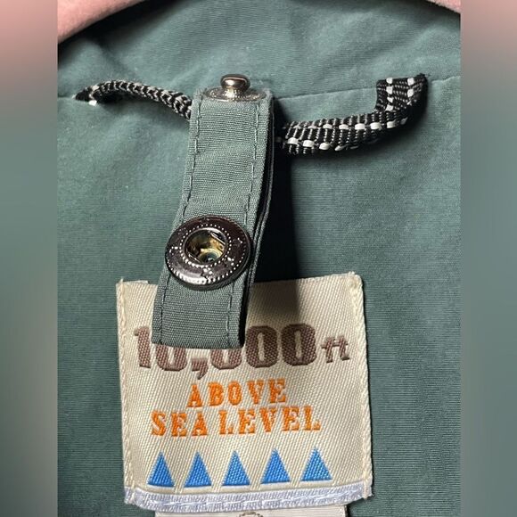 10,000 Ft Above Sea Level Men’s Green Full Zip Lightweight Jacket (XL) - Picture 6 of 14